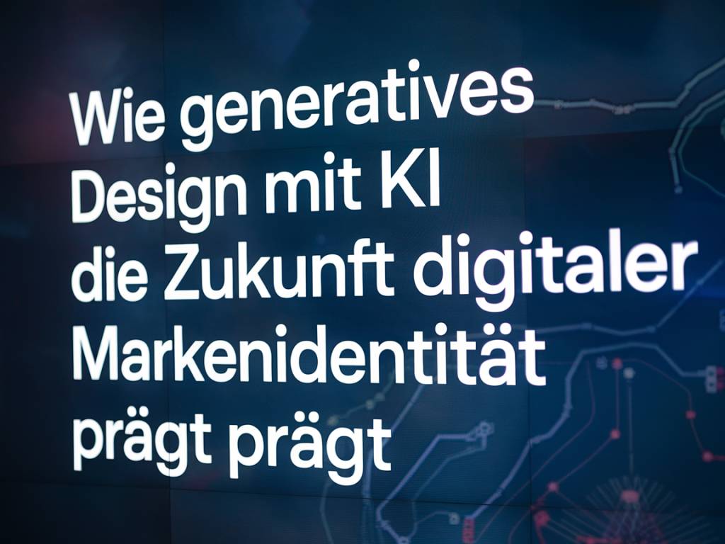 Wie generatives Design mit KI die Zukunft digitaler Markenidentität prägt